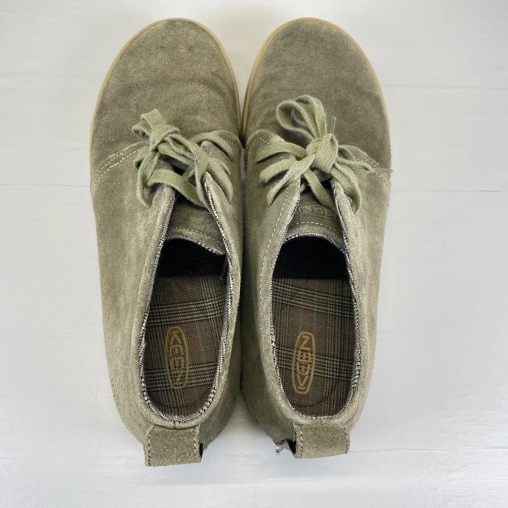 Keen Santa Cruz Shoes Mens Size 13 Olive Green Suede Lace Up Chukka Sneakers
